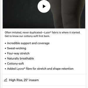Lululemon Wunder Under Leggings